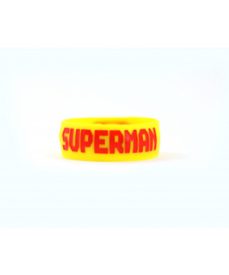 Super man yellow wrist band