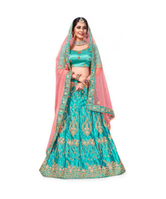 Red Golden Silk Royal Lehenga Choli